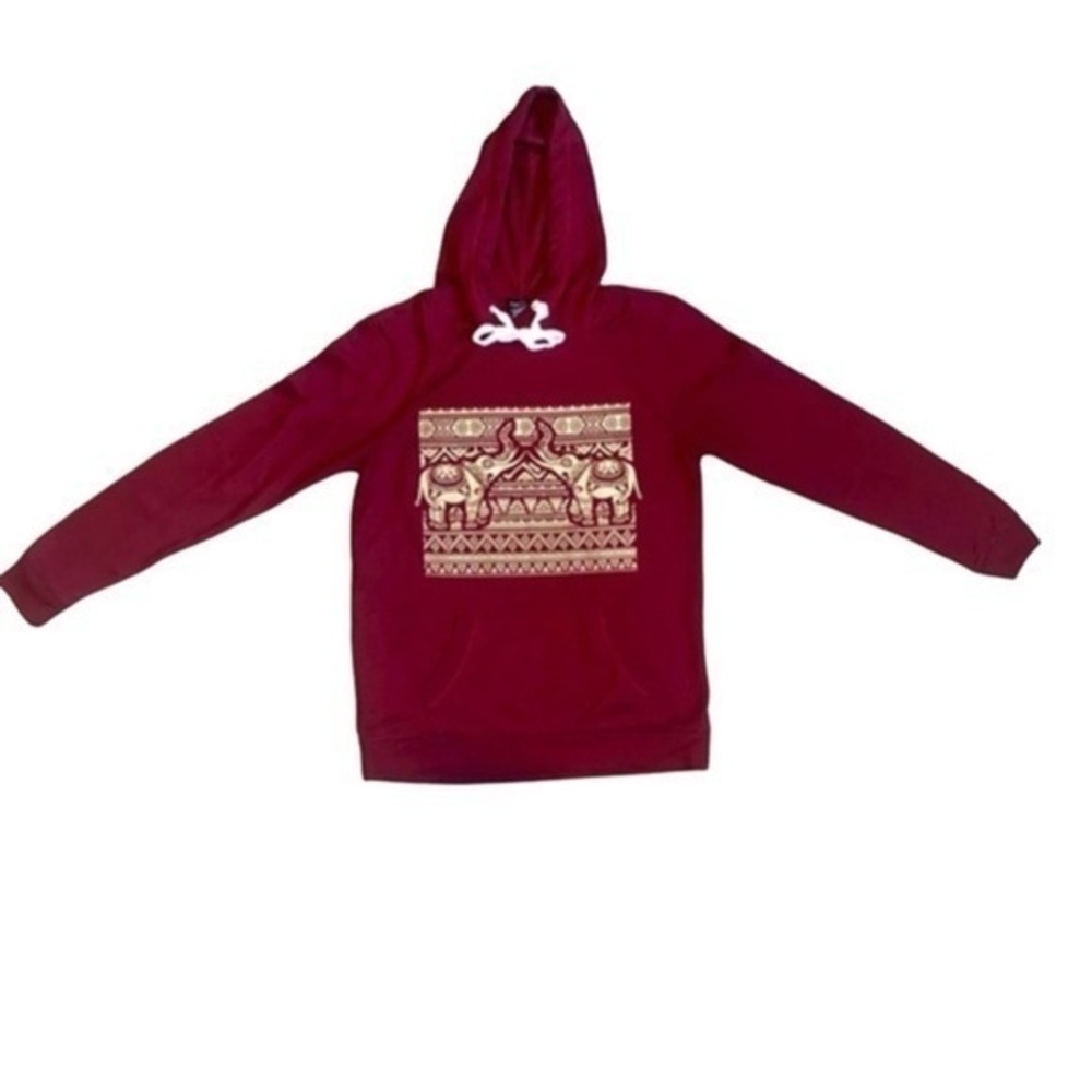 🔥🔥Maroon Elephant Sweatshirt Hoodie
